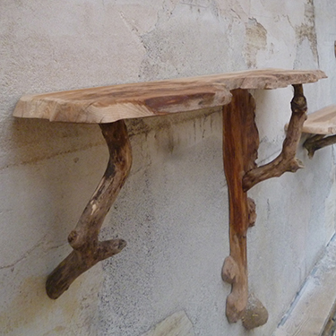 natural edge wood course